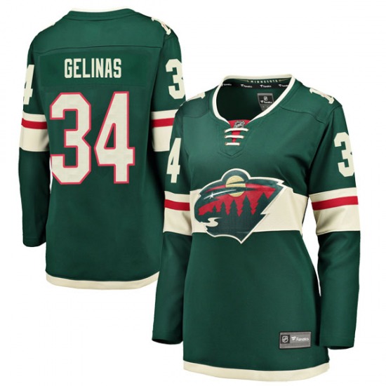 Women's Guillaume Gelinas Minnesota Wild Fanatics Branded Breakaway ...